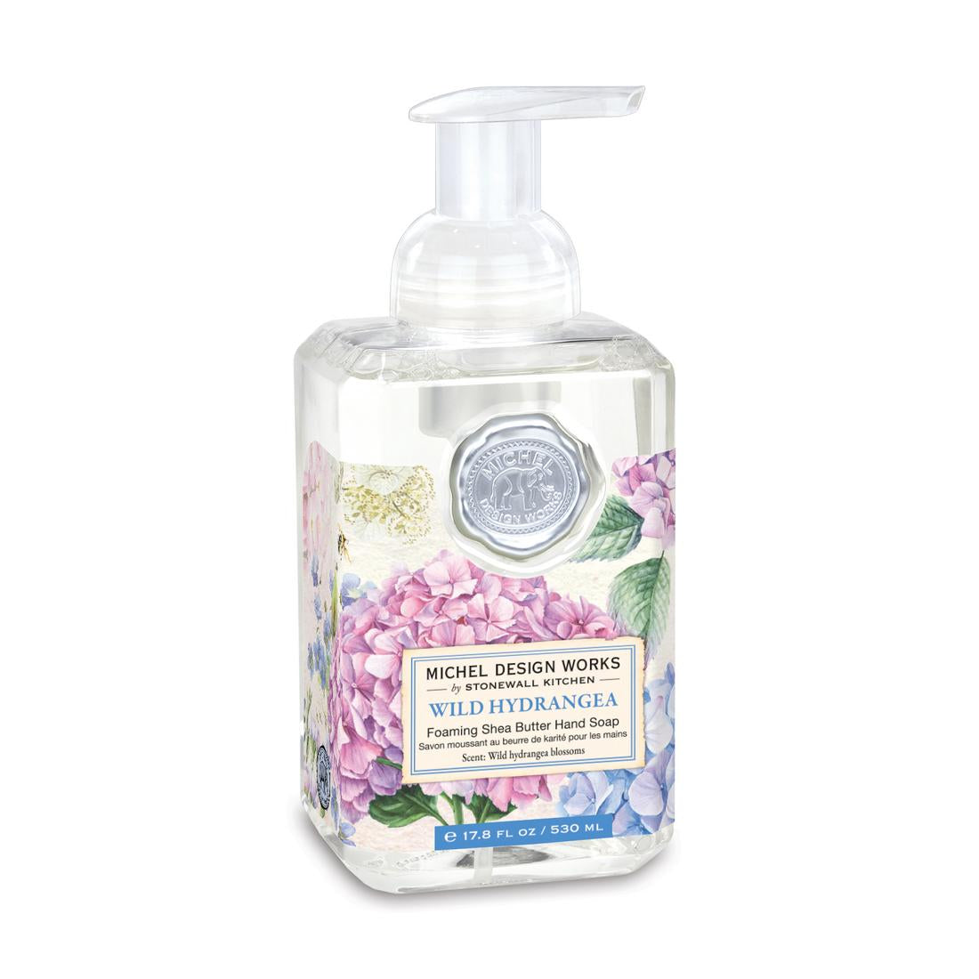 Wild Hydrangea Foaming Hand Soap | Plaid | Michel Design Works