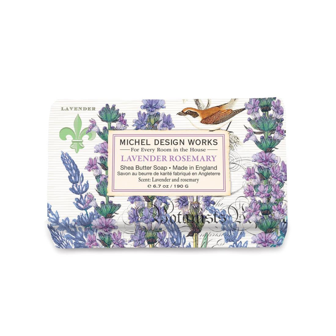 Lavender Rosemary Medium Bath Soap Bar | Michel Design Works | Dream Weaver