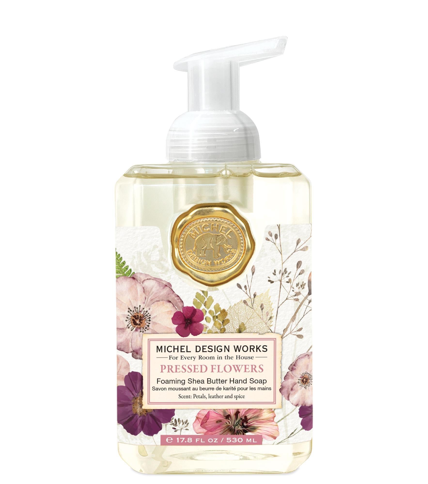 Pressed Flowers Foaming Soap | Michel Design Works | Dream Weaver  2